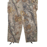 REDHEAD Cargo Mens Trousers Beige Relaxed Straight W36 L30