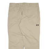 DICKIES Mens Trousers Beige Regular Straight W40 L30