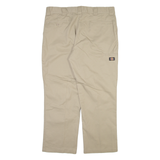 DICKIES Mens Trousers Beige Regular Straight W40 L30