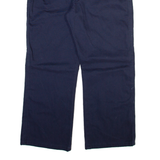 DICKIES Mens Trousers Blue Regular Straight W36 L28