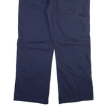 DICKIES Mens Trousers Blue Regular Straight W36 L28