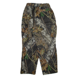 GAMEHIDE Forest Camo Cargo Mens Trousers Beige Relaxed Straight W29 L31