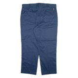DICKIES Mens Trousers Blue Regular Straight W42 L29