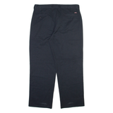 DICKIES Mens Trousers Black Regular Straight W34 L29