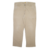CARHARTT Mens Trousers Beige Relaxed Straight W40 L30