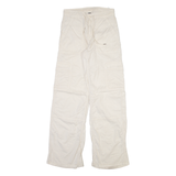 AMERICAN EAGLE Womens Trousers Cream Regular Wide-Leg W27 L31
