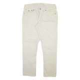 TRUE RELIGION Mens Trousers Cream Slim Tapered W34 L29