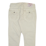TRUE RELIGION Mens Trousers Cream Slim Tapered W34 L29