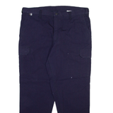 CARHARTT Cargo Mens Trousers Blue Relaxed Tapered W38 L30