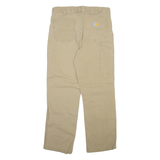 CARHARTT Mens Trousers Beige Relaxed Straight W32 L28