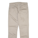 LEVI'S 511 Mens Trousers Beige Slim Straight W30 L32