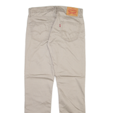 LEVI'S 511 Mens Trousers Beige Slim Straight W30 L32
