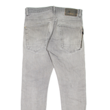 G-STAR Steam Mens Jeans Grey Regular Tapered Stone Wash W33 L32