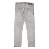 G-STAR Steam Mens Jeans Grey Regular Tapered Stone Wash W33 L32
