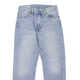 LEVI'S 551 Z BIG E Womens Jeans Blue Regular Straight Stone Wash W28 L26
