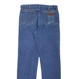 WRANGLER 31 Mens Jeans Blue Relaxed Tapered Stone Wash W35 L36