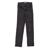 LEVI'S Slimming Womens Jeans Grey Slim Straight W26 L30