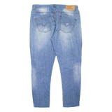 BRIOX Mens Jeans Blue Slim Tapered Stone Wash W40 L32