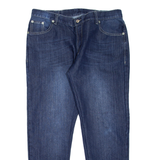 KOTA Womens Jeans Blue Regular Mom Stone Wash W38 L30