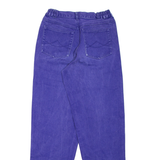 LOOK Womens Jeans Purple Regular Mom 90s W26 L31