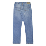 CALVIN KLEIN JEANS Womens Jeans Blue Regular Straight Stone Wash W32 L33