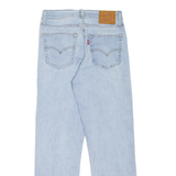 LEVI'S 724 High Rise BIG E Womens Jeans Blue Straight Stone Wash W26 L26