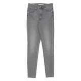 LEVI'S Mile High BIG E Womens Jeans Grey Slim Skinny Stone Wash W26 L28
