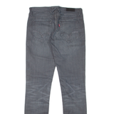 LEVI'S Womens Jeans Grey Slim Straight W30 L32