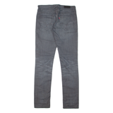 LEVI'S Womens Jeans Grey Slim Straight W30 L32