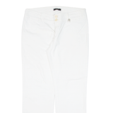 MAX MARA WEEKEND Womens Trousers White Regular Straight W34 L29