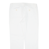 MAX MARA WEEKEND Womens Trousers White Regular Straight W34 L29