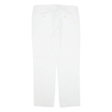 MAX MARA WEEKEND Womens Trousers White Regular Straight W34 L29