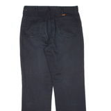 RUSTLER Workwear Mens Trousers Black Regular Straight W34 L32