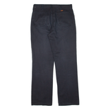 RUSTLER Workwear Mens Trousers Black Regular Straight W34 L32