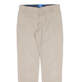ADIDAS Chino Mens Trousers Beige Slim Straight W29 L29