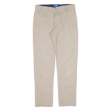 ADIDAS Chino Mens Trousers Beige Slim Straight W29 L29