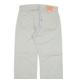 LEVI'S 582 64 Mens Trousers Grey Regular Straight W30 L30