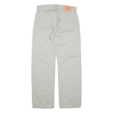 LEVI'S 582 64 Mens Trousers Grey Regular Straight W30 L30