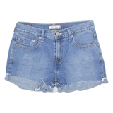 LEVI'S Cut Off Turn Up 515 Womens Denim Shorts Blue S W28