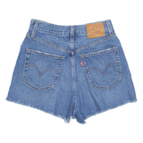 LEVI'S Cut Off High Loose Premium E Womens Denim Shorts Blue XS W25