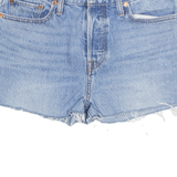 LEVI'S Cut Off Premium E Wedgie Womens Denim Shorts Blue M W30