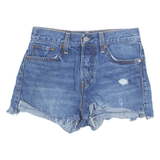 LEVI'S Cut Off Womens Denim Shorts Blue XS W26