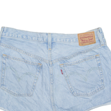 LEVI'S Cut Off Distressed 501 Womens Denim Shorts Blue M W32
