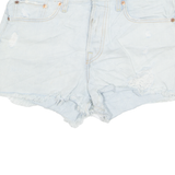 LEVI'S Cut Off Womens Denim Shorts Blue S W28