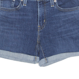 LEVI'S Turn Up Womens Denim Shorts Blue XXS W25