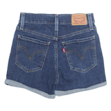 LEVI'S Turn Up Womens Denim Shorts Blue XXS W25