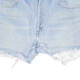LEE Cut Off Womens Denim Shorts Blue L W36