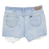 LEE Cut Off Womens Denim Shorts Blue L W36
