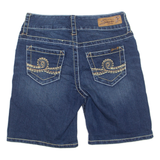 7 FOR ALL MANKIND Womens Denim Shorts Blue UK 6 W28