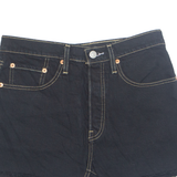 LEVI'S Cut Off 501 Womens Denim Shorts Blue S W28